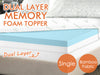 DS Memory Foam Topper Dual 8Cm Single