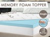 DS Memory Foam Topper 8Cm Single