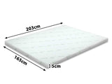 Memory Foam Mattress Topper 5 cm – King