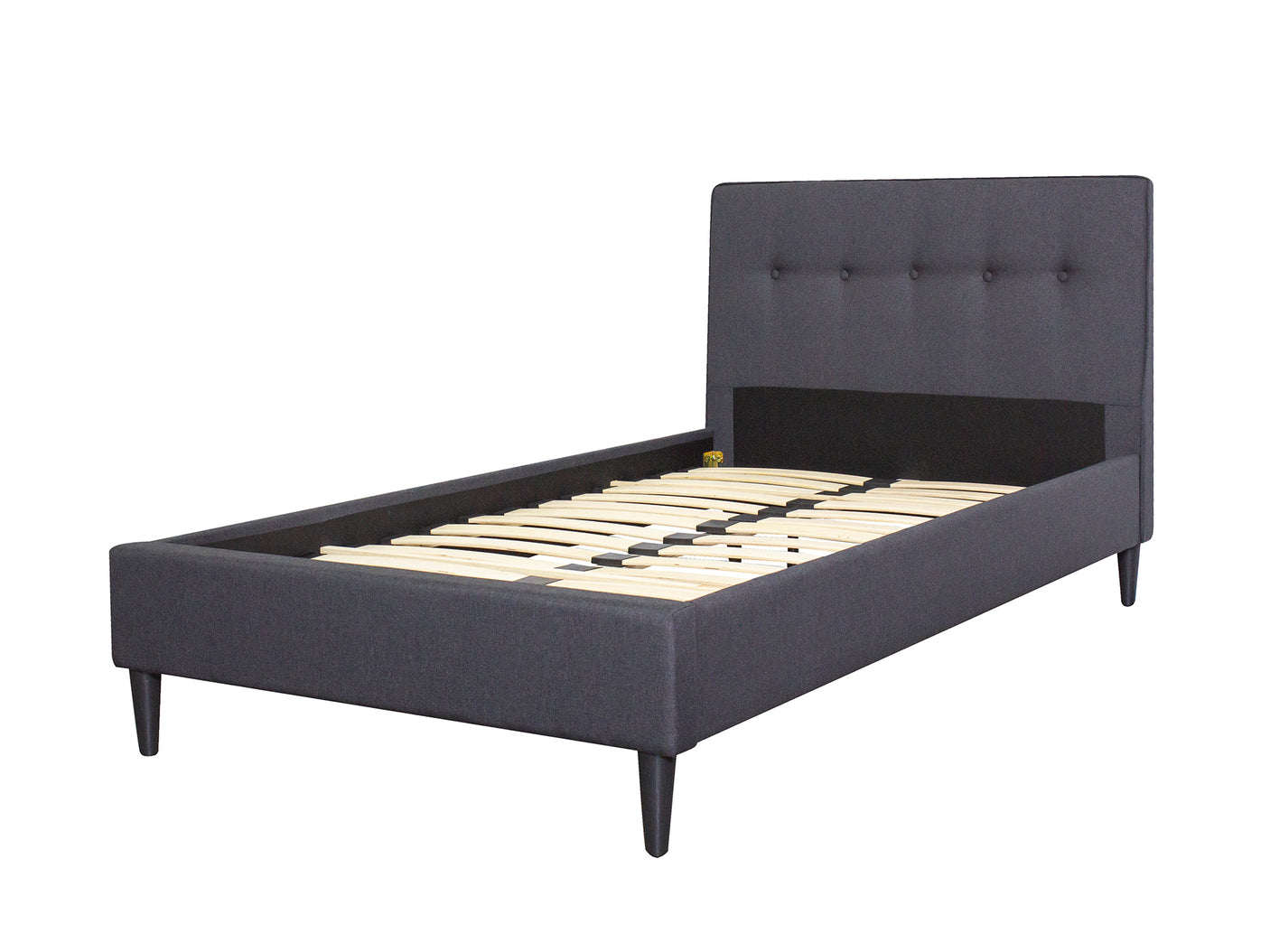 Novo King Single Bed - Fabric