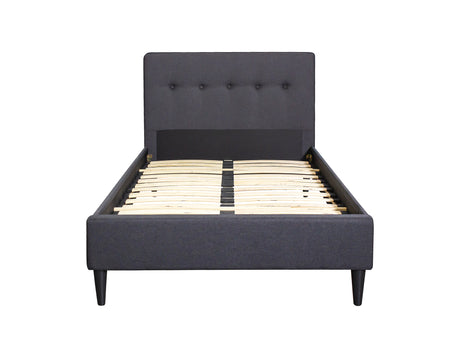Novo King Single Bed - Fabric
