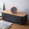 DS BS Cable Management Box with Bamboo Lid-XL