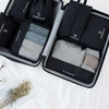 DS BS Travel Storage Luggage Organizer Pouch Set of 7-Black