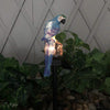 DS BS Outdoor Garden Parrot Bird Solar LED Decor Light-Blue
