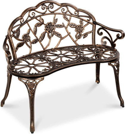 Ornato Garden Bench Cast Alum.