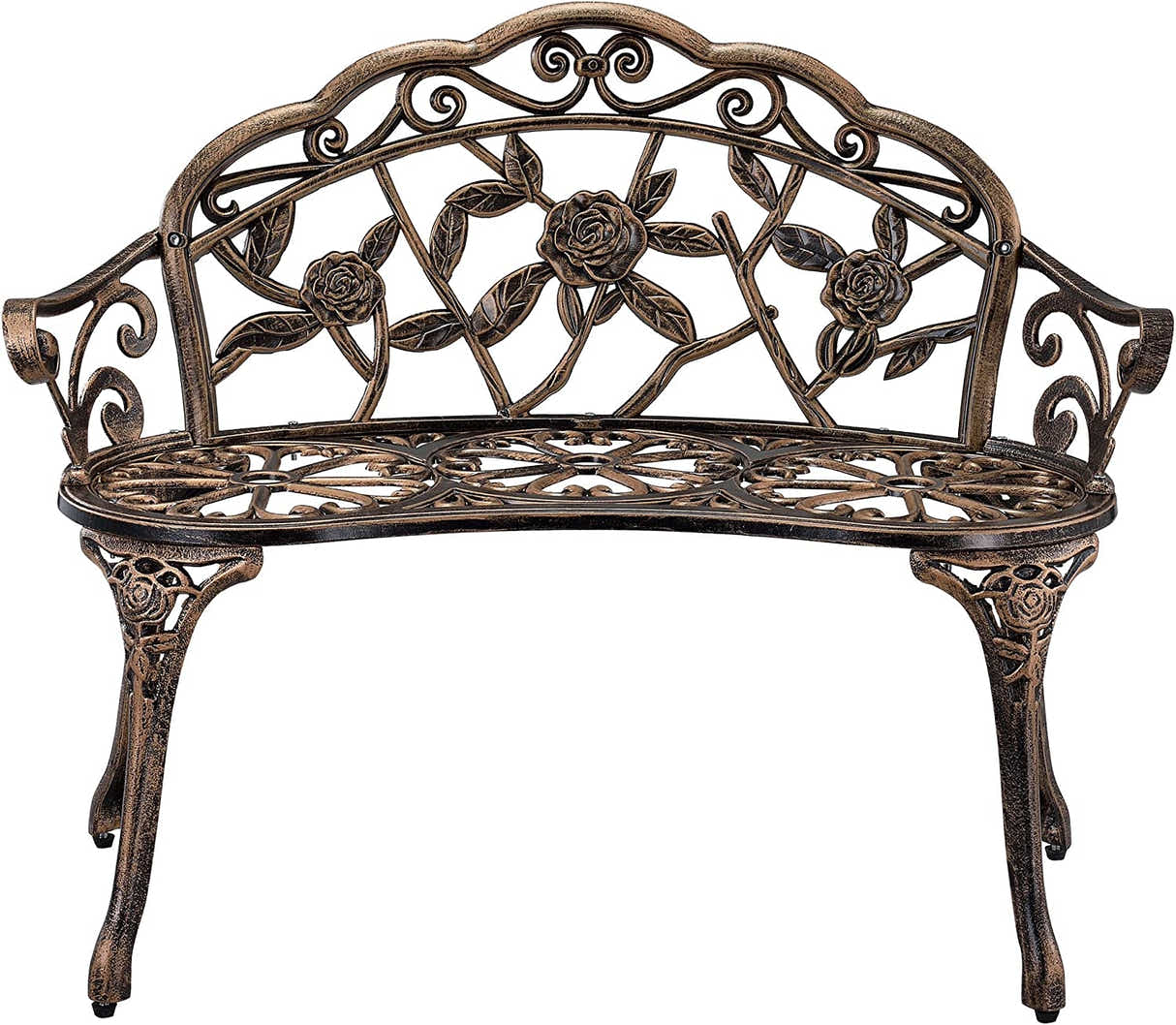 DS Ornato Garden Bench Cast Aluminium