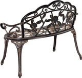 DS Ornato Garden Bench Cast Aluminium