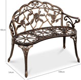 DS Ornato Garden Bench Cast Aluminium