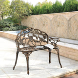 DS Ornato Garden Bench Cast Aluminium
