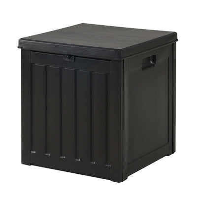 80L Outdoor Storage Box Waterproof Container Indoor Garden Toy Tool Shed