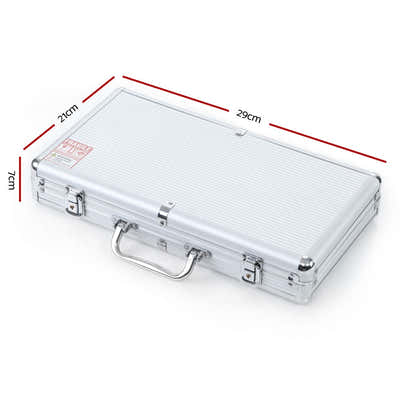 DS NA Poker Chip Set 300PC Chips TEXAS HOLD'EM Casino Gambling Dice Cards