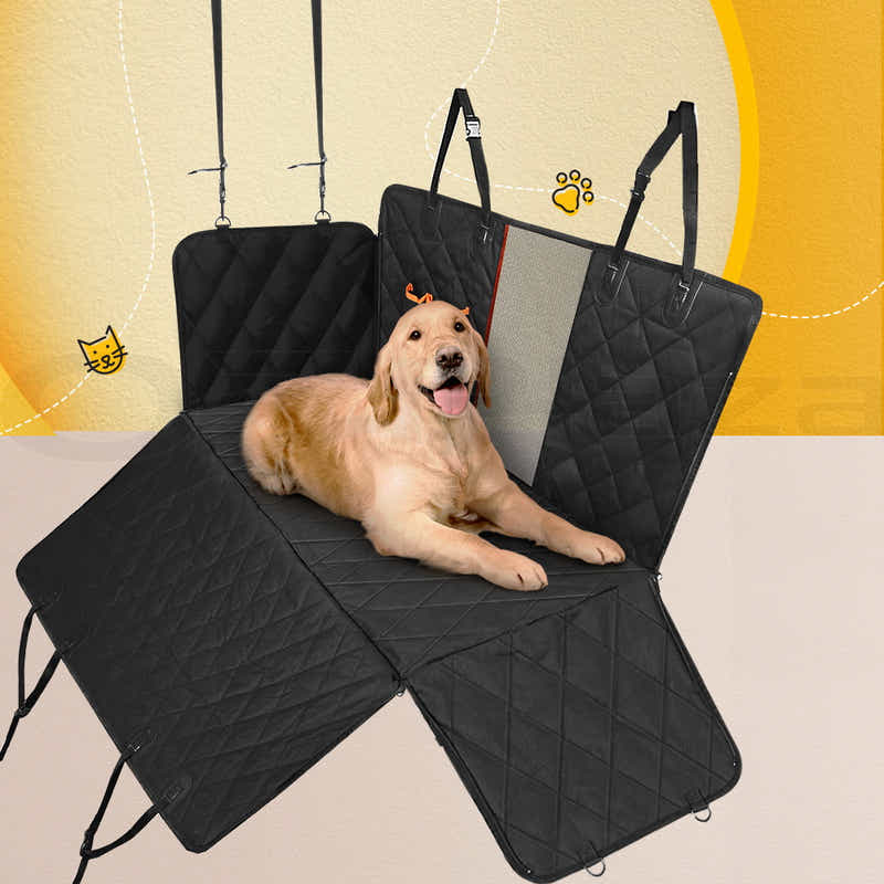 DS NA Pet Car Seat Cover Dog Protector Hammock Back Waterproof Belt Non Slip Mat