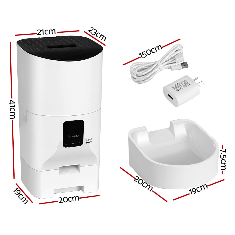 DS NA Automatic Pet Feeder 9L Auto Wifi Dog Cat Feeder Smart Food App Dispenser