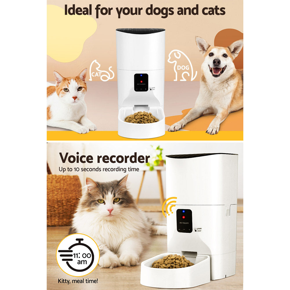 DS NA Automatic Pet Feeder 9L Auto Wifi Dog Cat Feeder Smart Food App Dispenser