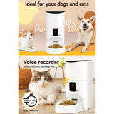 DS NA Automatic Pet Feeder 9L Auto Wifi Dog Cat Feeder Smart Food App Dispenser