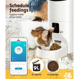 DS NA Automatic Pet Feeder 9L Auto Wifi Dog Cat Feeder Smart Food App Dispenser