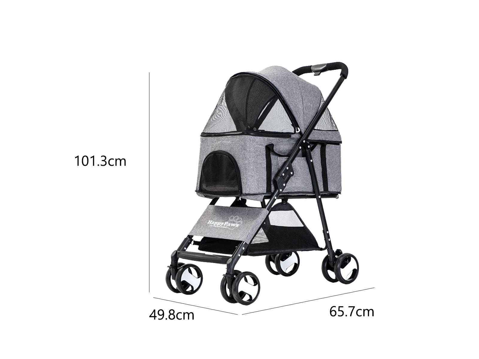 Pet Stroller C22 Grey