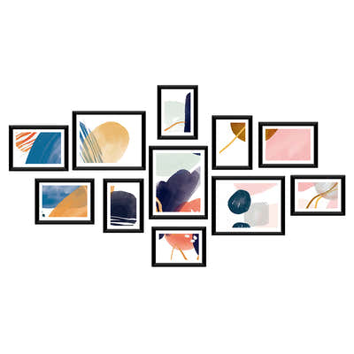 DS NA Artiss Photo Frames 11PCS  5x7in 6x8in 8x10in Hanging Wall Frame Black