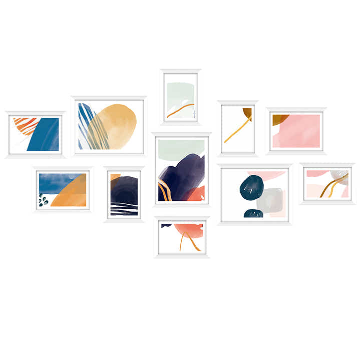 DS NA Artiss Photo Frames11PCS 5x7in 6x8in 8x10in Hanging Wall Frame White