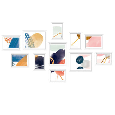 DS NA Artiss Photo Frames11PCS 5x7in 6x8in 8x10in Hanging Wall Frame White