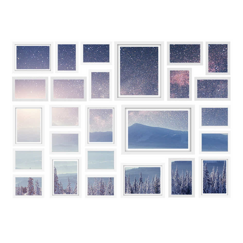 DS NA Artiss Photo Frames 26PCS  8x10in 5x7in 4x6in 3.5x5in  Wall Frame White
