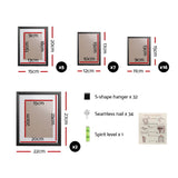 DS NA Photo Frames 30PCS  8x10in 5x7in 4x6in 3.5x5in Hanging Wall Frame Black