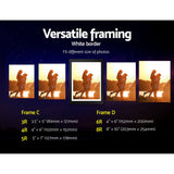 DS NA Photo Frames 30PCS  8x10in 5x7in 4x6in 3.5x5in Hanging Wall Frame Black