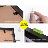 DS NA Photo Frames 30PCS  8x10in 5x7in 4x6in 3.5x5in Hanging Wall Frame Black