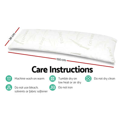 DS NA Giselle Bedding Full Body Memory Foam Pillow
