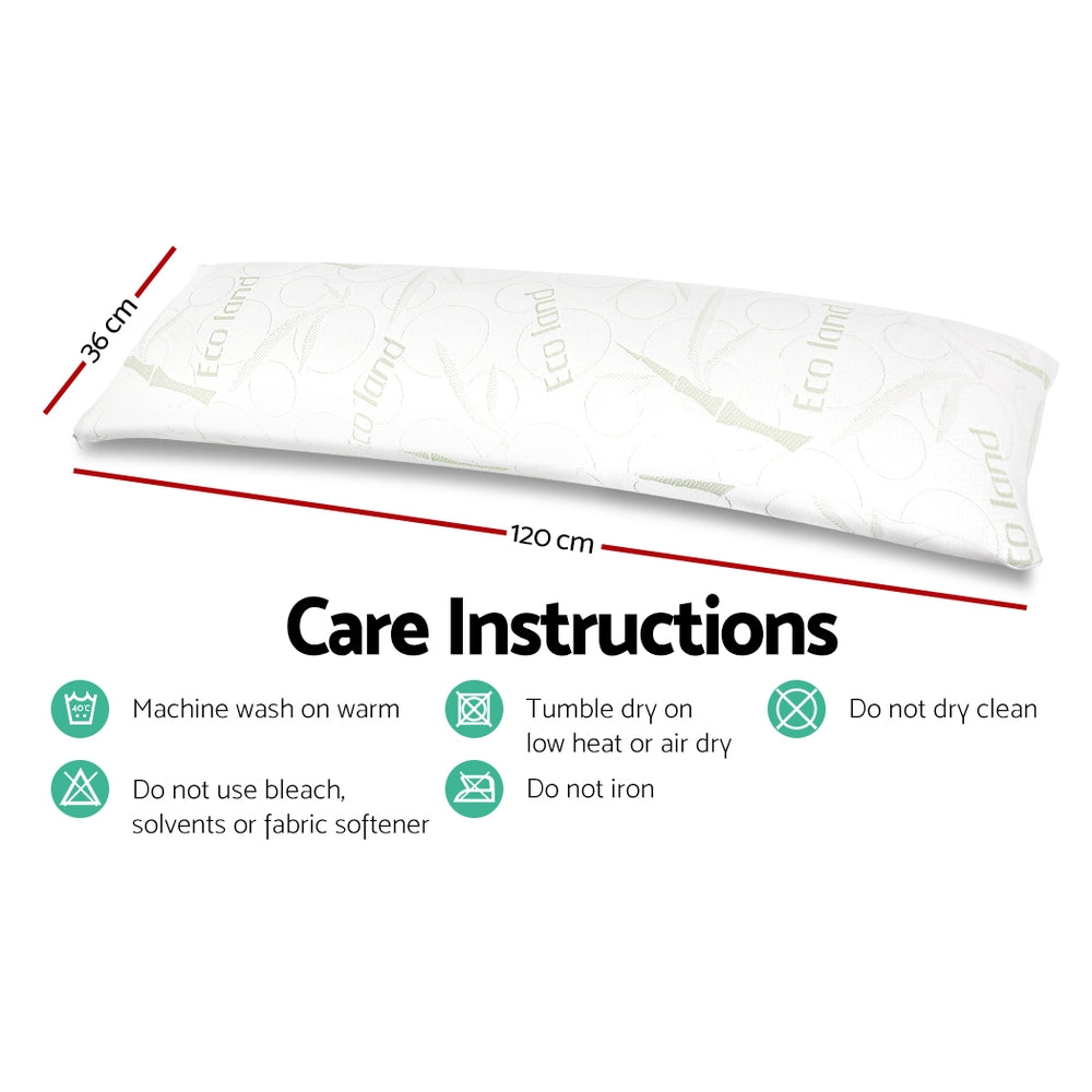 DS NA Giselle Bedding Full Body Memory Foam Pillow