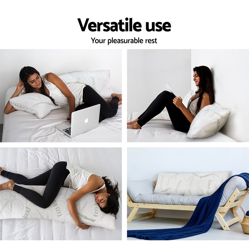 DS NA Giselle Bedding Full Body Memory Foam Pillow
