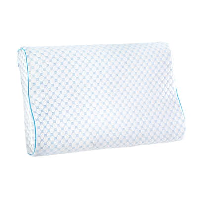 DS NA Memory Foam Pillow Ice Silk Cover Contour Pillows Cool Cervical Support