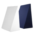 DS NA Bedding 2X Memory Foam Wedge Pillow with Cover Waterproof White Blue