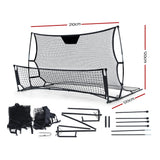 DS NA Everfit Portable Soccer Rebounder Net Volley Training Football Goal XL