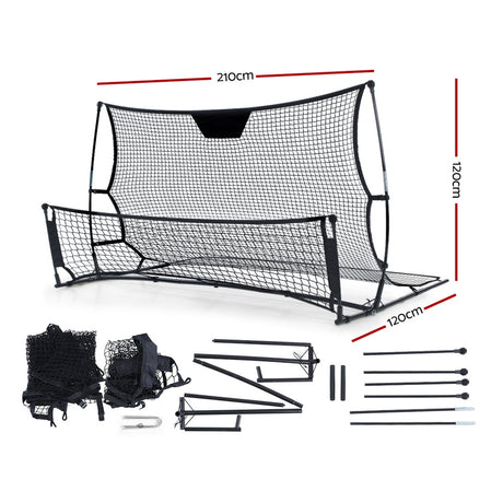 Everfit Portable Soccer Rebounder Net Volley Training Football Goal XL