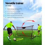 DS NA Everfit Portable Soccer Rebounder Net Volley Training Football Goal XL