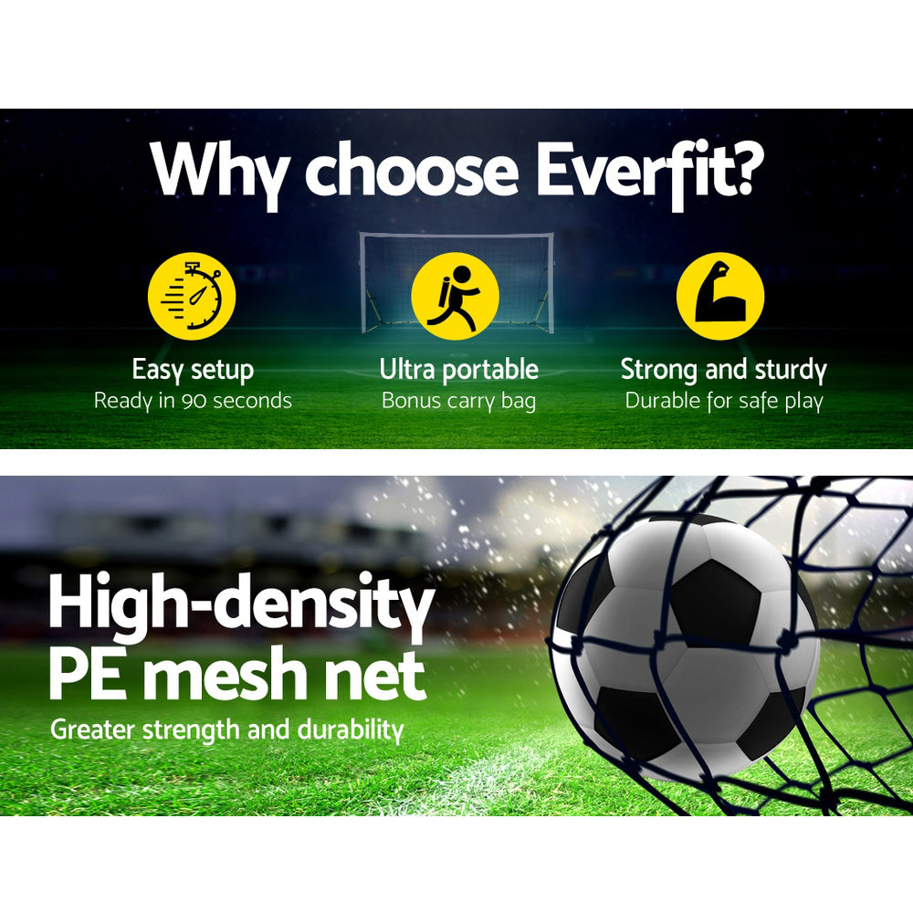 DS NA Everfit Portable Soccer Football Goal Net Kids Outdoor Training Sports
