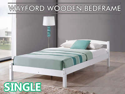 DS Wayford Bed Frame White - Single