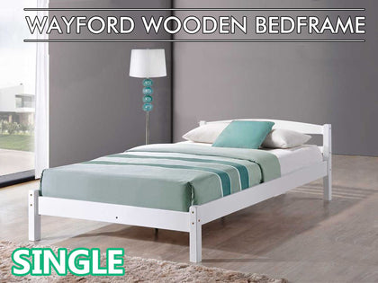 T Wayford Bed Frame White Single