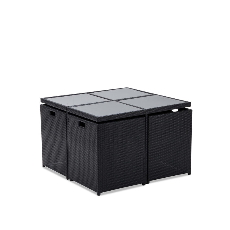Genoa Outdoor 9Pcs Dining Set Aluminium frame