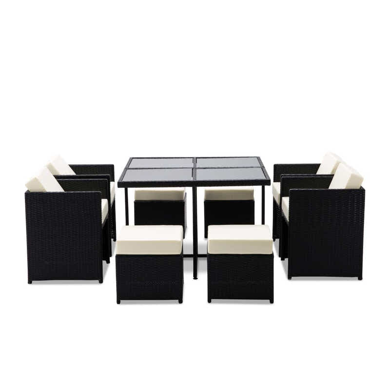 Genoa 9-Piece Aluminium Outdoor Dining Set