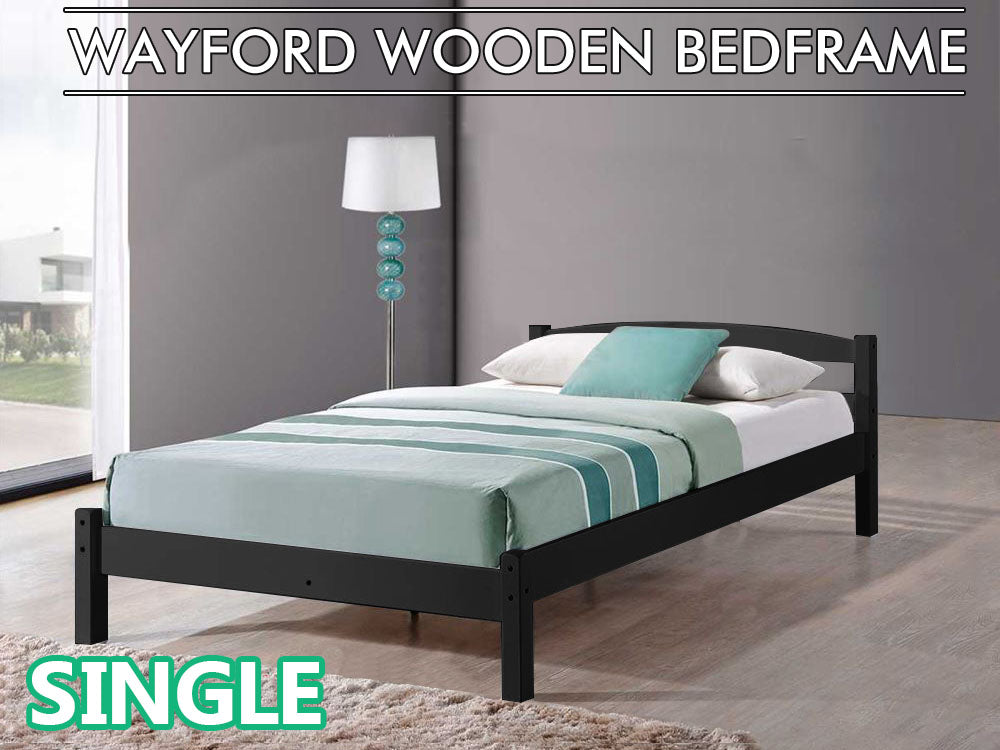 Wayford Single Bed Frame - Black