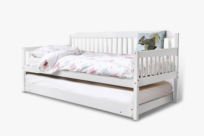 DS Karlan Daybed with Trundle Bedframe White