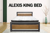 T Alexis King Bed Walnut