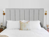 T Tada Headboard Sk Fabric Grey