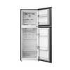 Midea 236L Fridge Freezer Grey Stainless Steel