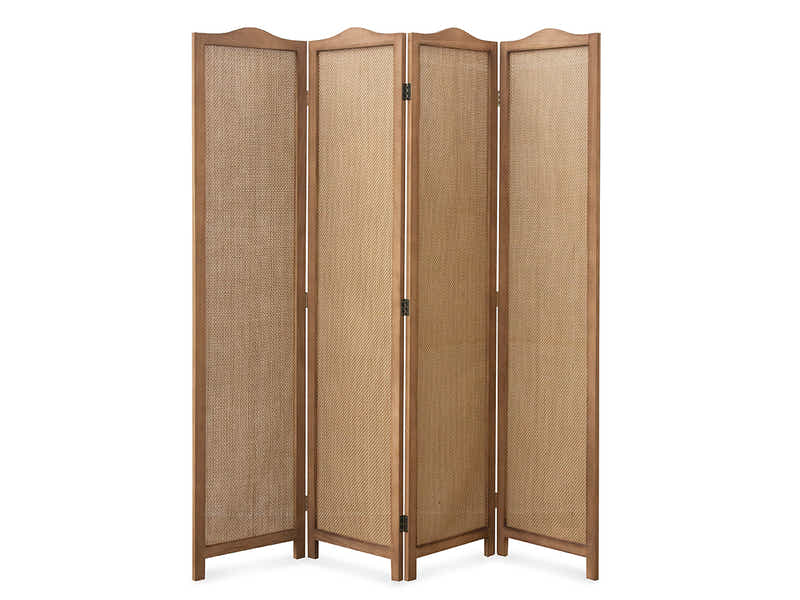 4-Panel Room Divider C M5 - Dark Brown