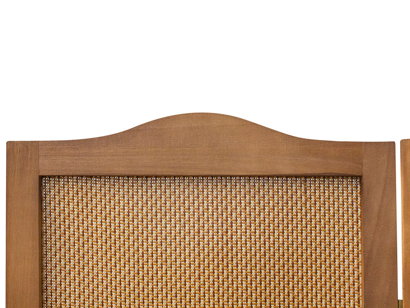 4-Panel Room Divider C M5 - Dark Brown