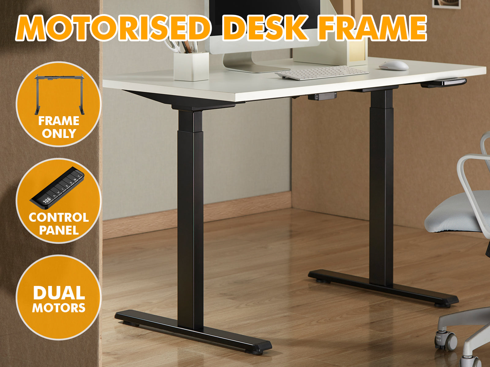Table Top + Height Adjustable Desk