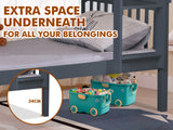T Enkel Bunk Bed Grey